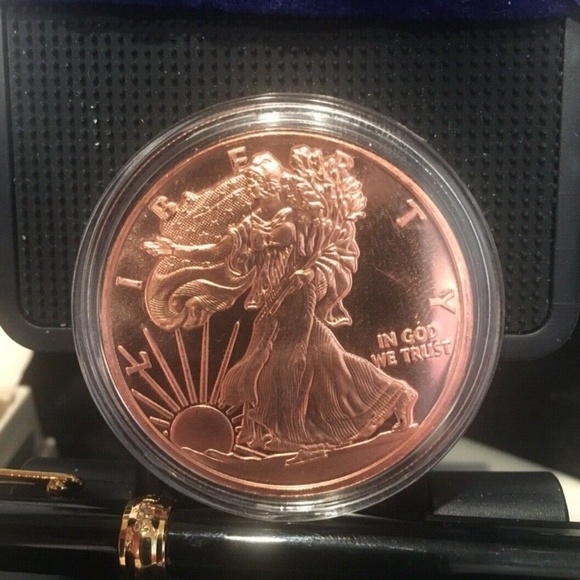 1 oz Copper Round - Walking Liberty - Made in U.S.A. - .999 Fine -203841897504 - Picture 2 of 6